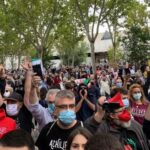 Movilizaciones frente a la Asamblea de Madrid