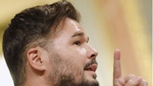 El portavoz de ERC en el Congreso, Gabriel Rufián