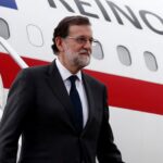 Mariano Rajoy, presidente del Gobierno, avion