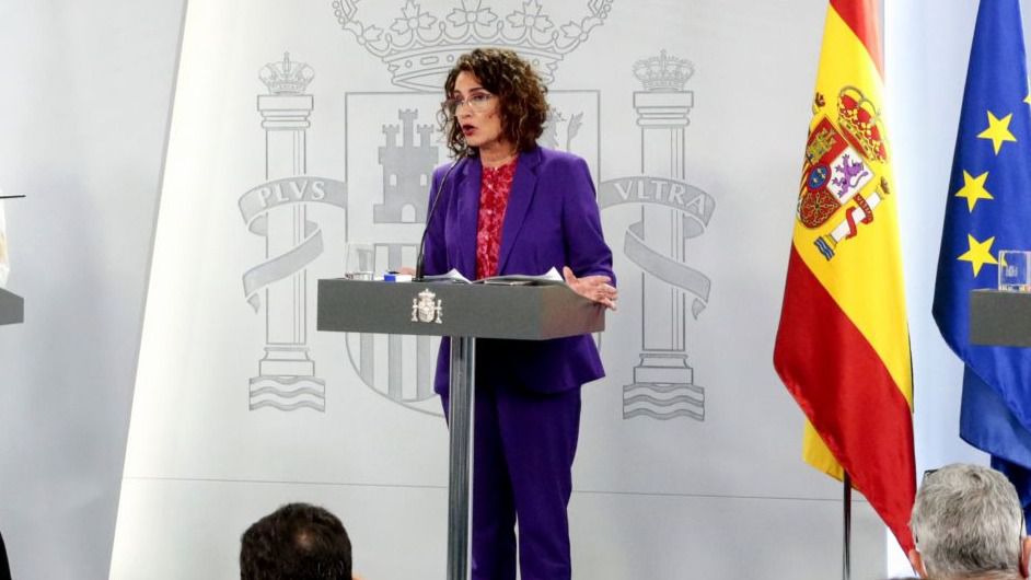 José Luis Escrivá, Yolanda Díaz, María Jesús Montero y Carolina Darias