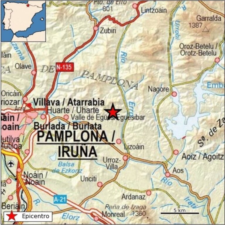 Terremoto de magnitud 4,3 en Lizoáin