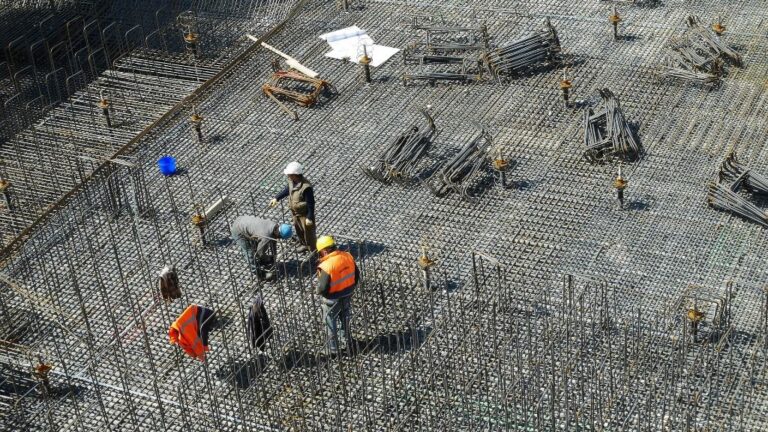 obra construccion trabajadores