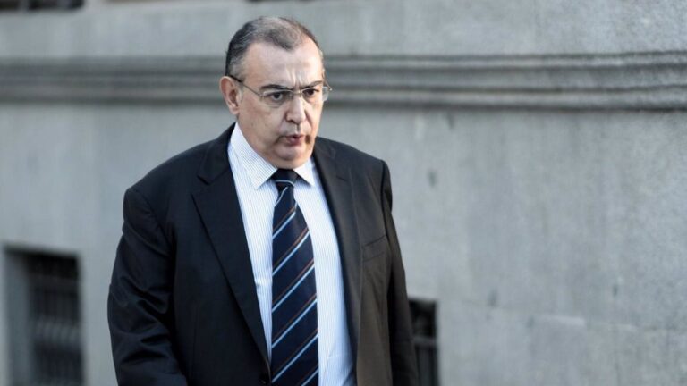 El que fuera jefe de la Unidad Central de Apoyo Operativo (UCAO) de la Policía Nacional, Enrique García Castaño, a su llegada a la Audiencia Nacional en 2019