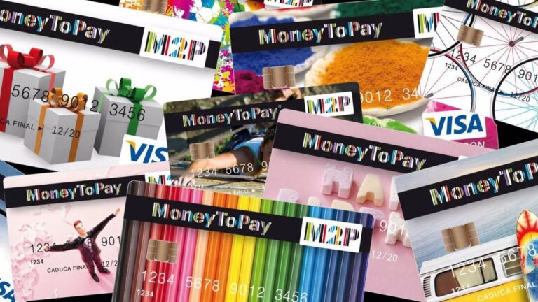 Tarjetas de MoneyToPay