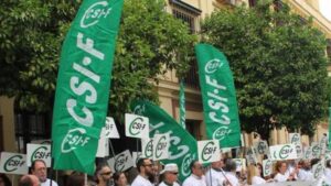 Manifestación del CSIF