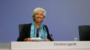 La presidenta del BCE, Christine Lagarde