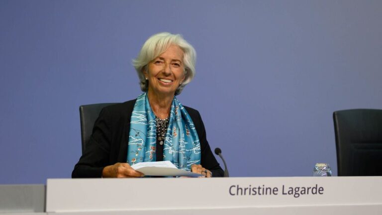 La presidenta del BCE, Christine Lagarde