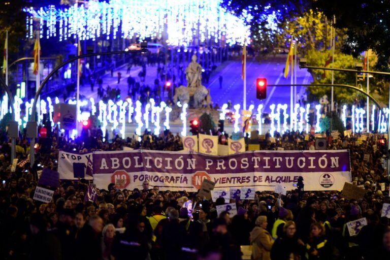 Manifestaciones contra la violencia machista