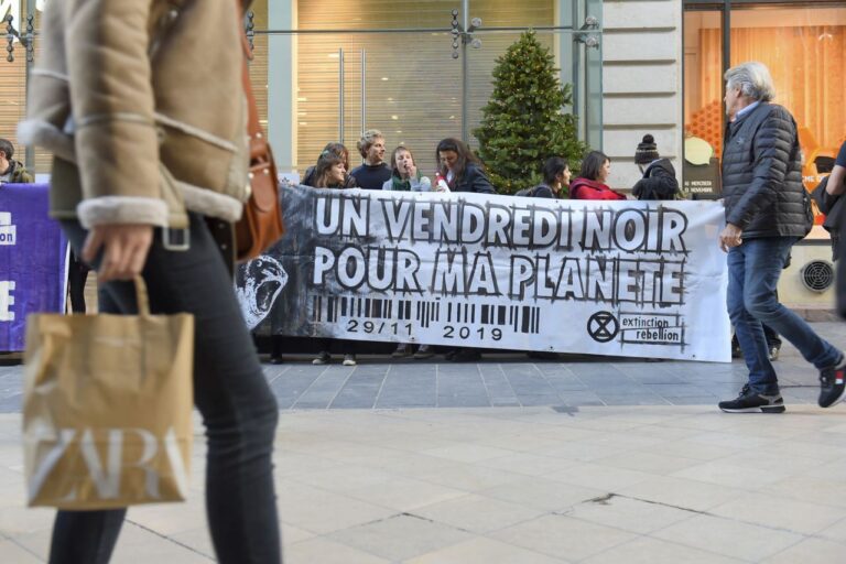 Protestas contra el cambio climático en Francia