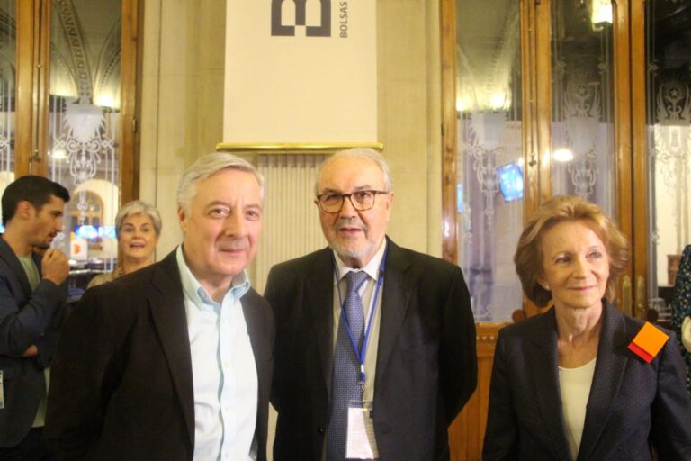 Elena Salgado, Pepe Blanco y Pedro Solbes