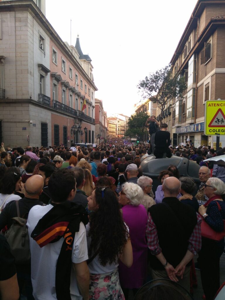 Manifestación contra la sentencia de La Manada