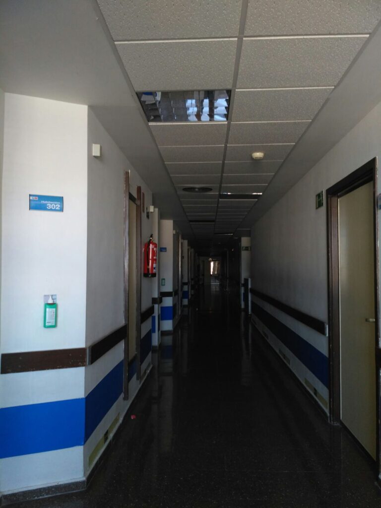 Hospital Ramón y Cajal, planta 3ª zona derecha control A de ortogeriatria