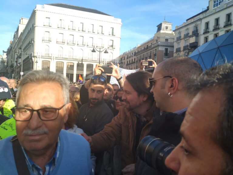 Las marchas de los pensionistas ‘desembarcan’ en Madrid