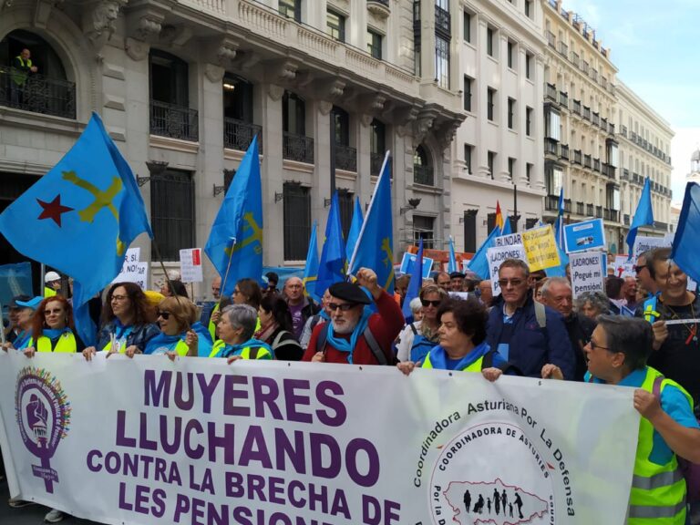 Las marchas de los pensionistas ‘desembarcan’ en Madrid