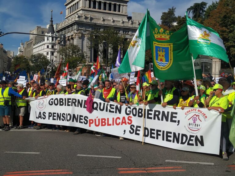 Manifestación pensionistas