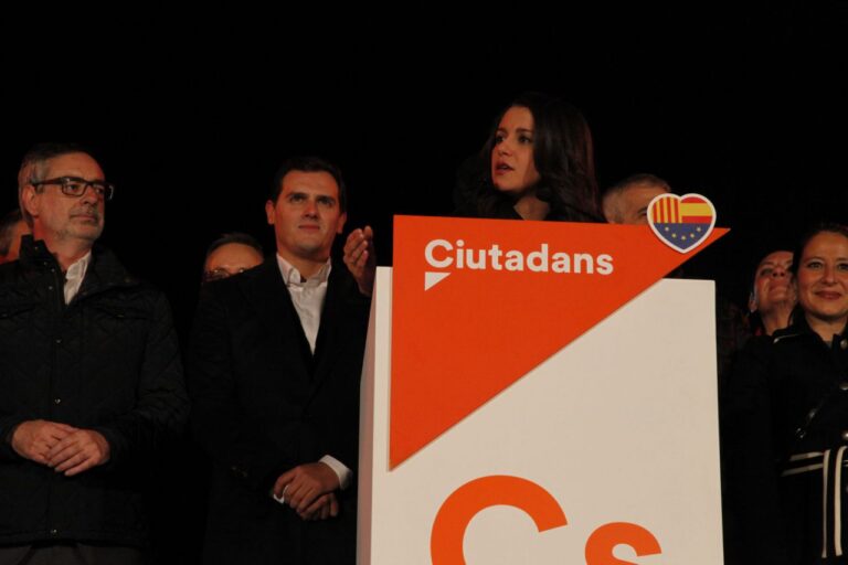 Inés Arrimadas, líder de Ciudadanos en Cataluna