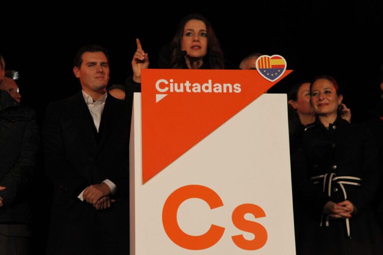 Inés Arrimadas, líder de Ciudadanos en Cataluna