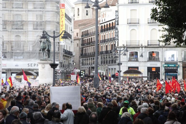 Manifestación Ley Mordaza y Pensiones