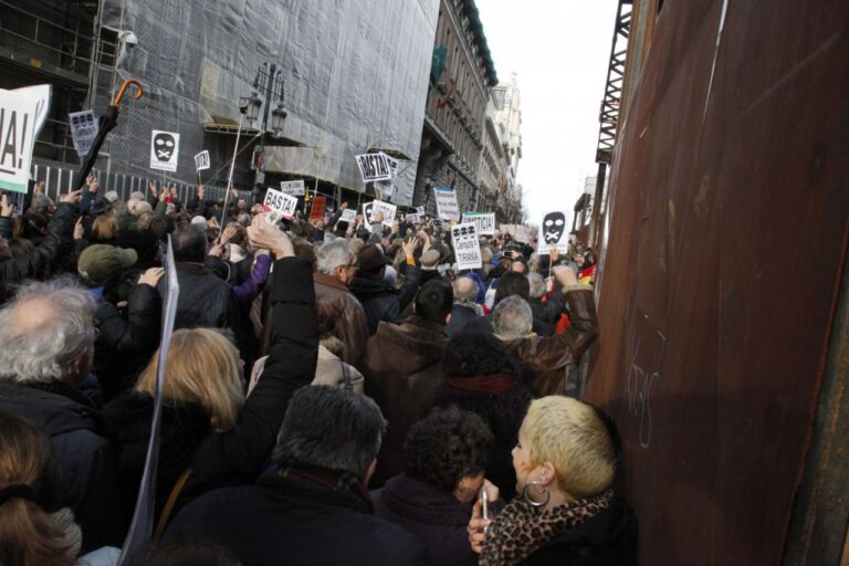 Manifestación Ley Mordaza y Pensiones