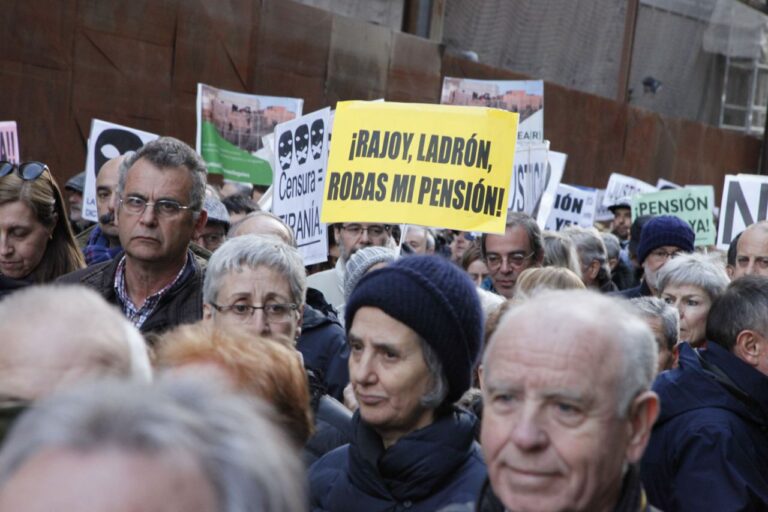 Manifestación Ley Mordaza y Pensiones