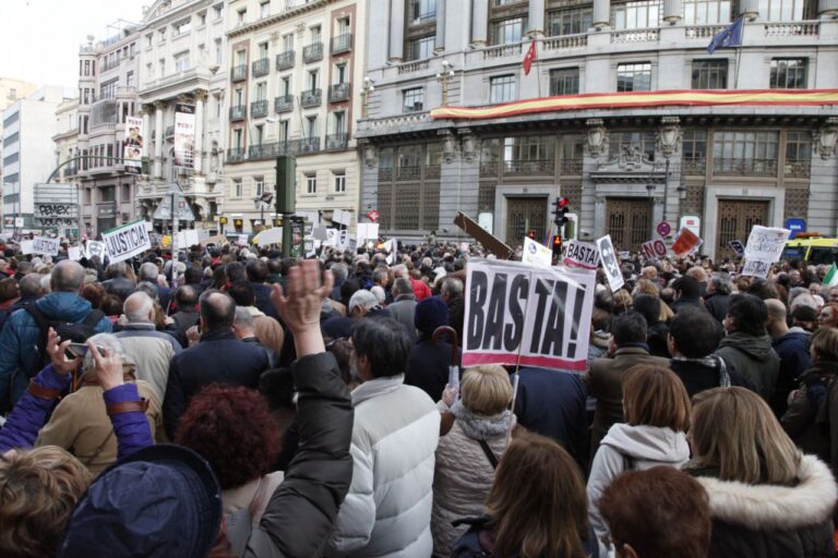 Manifestación Ley Mordaza y Pensiones