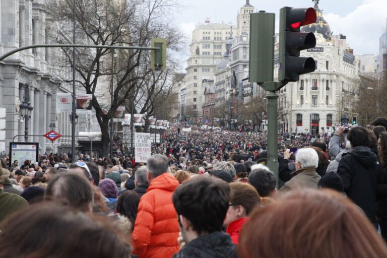 Manifestación Ley Mordaza y Pensiones
