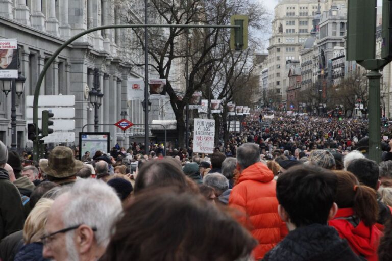 Manifestación Ley Mordaza y Pensiones