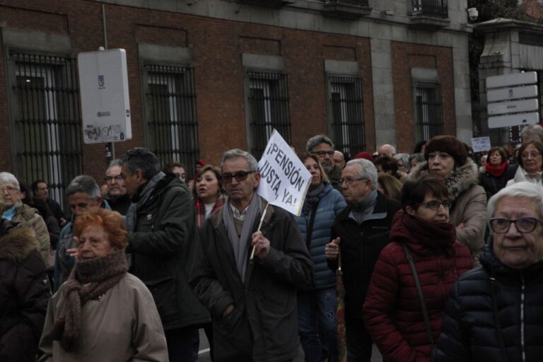 Manifestación Ley Mordaza y Pensiones