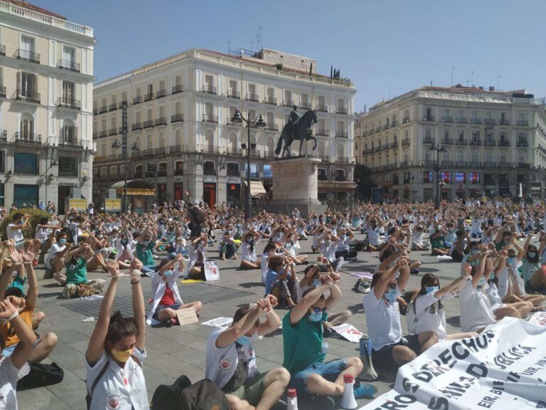 Manifestación Mir