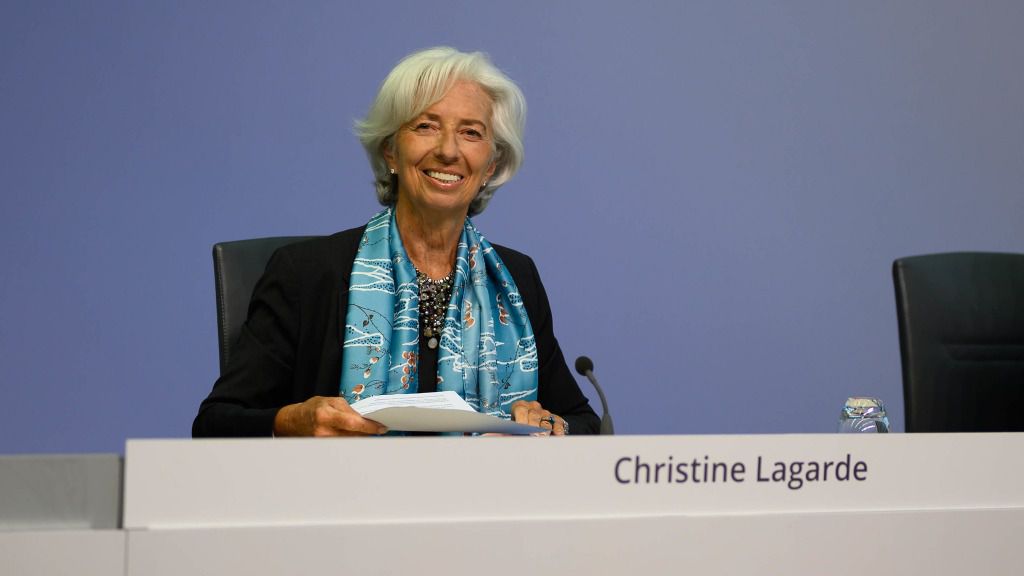 La presidenta del BCE, Christine Lagarde