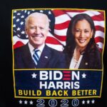 Una camiseta de la campaña de Joe Biden y Kamala Harris