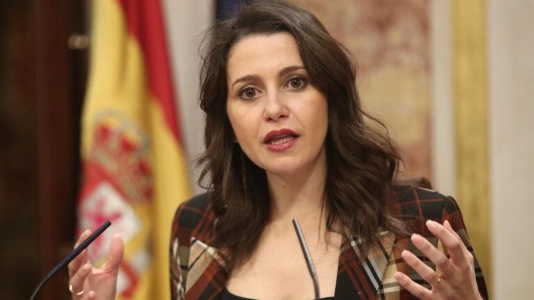 La portavoz parlamentaria de Ciudadanos, Inés Arrimadas