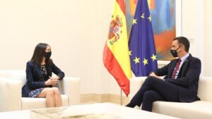 Pedro Sánchez e Inés Arrimadas