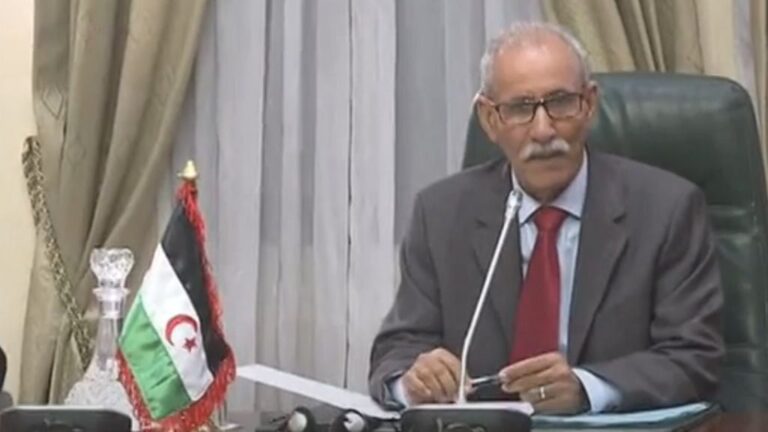 rahim Ghali, presidente de la República Árabe Saharaui Democrática y líder del Frente Polisario