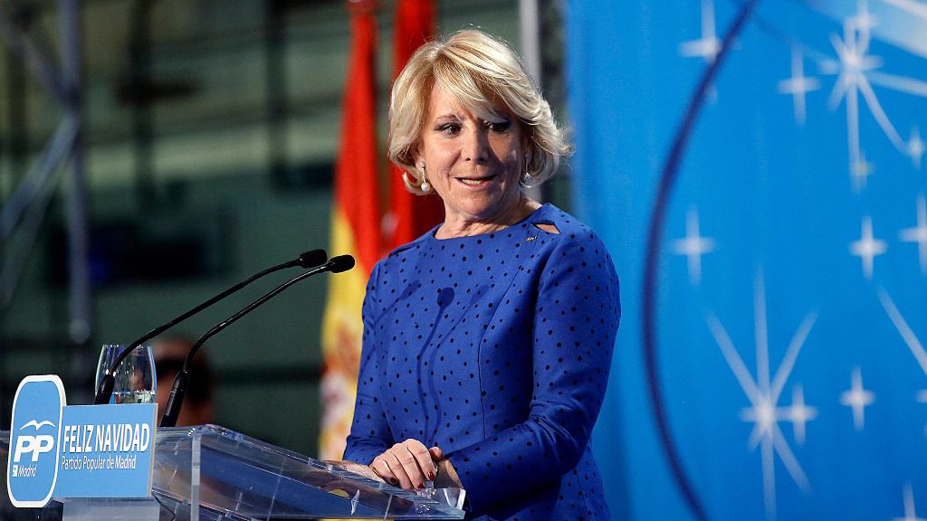 Esperanza Aguirre, expresidenta de la Comunidad de Madrid