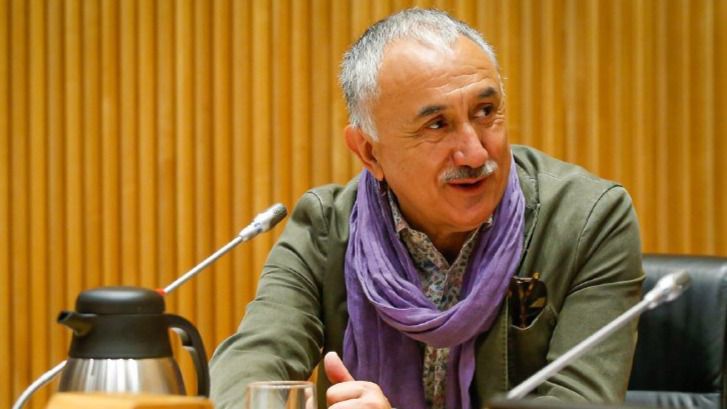 El secretario general de la Unión General de Trabajadores, Pepe Álvarez Suárez, ha comparecido ante la Comisión para la Reconstrucción Social y Económica.