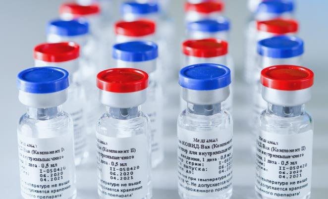 Viales de la vacuna rusa contra la COVID-19