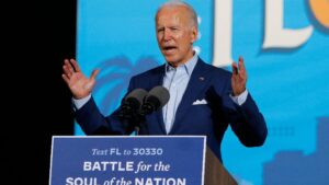 El candidato demócrata, Joe Biden