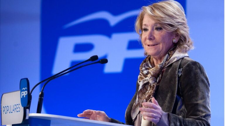 Esperanza Aguirre, expresidenta de la Comunidad de Madrid