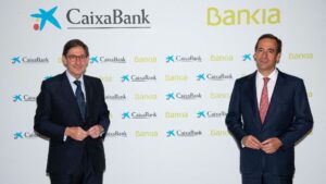 José Ignacio Goirigolzarri y Gonzalo Gortázar caixabank bankia