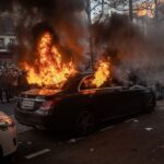 Disturbios en París contra la Ley de Seguridad