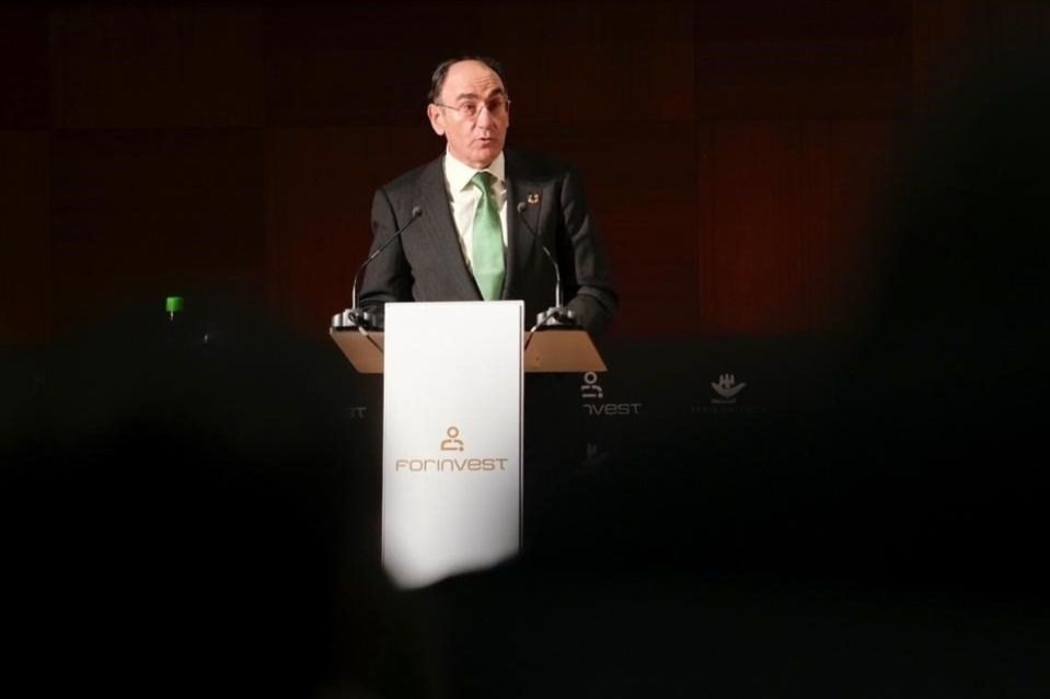 El presidente de Iberdrola, Ignacio Galán, en la Noche de las Finanzas