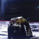Imagen del retornador de la misión Chang'e 5 tras volver a la Tierra