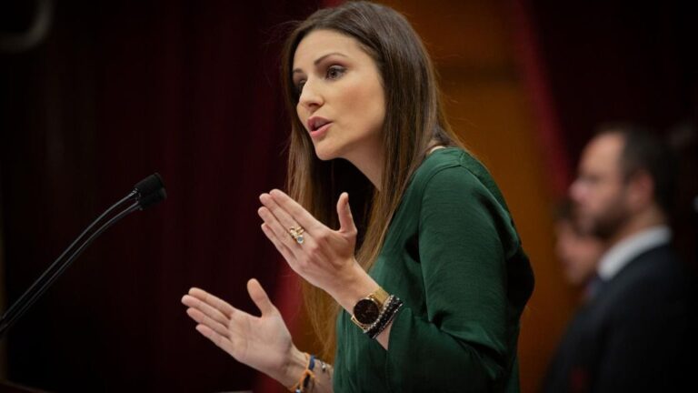 La portavoz de Ciudadanos en el Parlament de Catalunya, Lorena Roldán