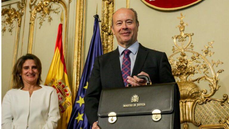 El ministro de Justicia para el Gobierno de coalición de PSOE y Unidas Podemos en la XIV Legislatura, Juan Carlos Campo