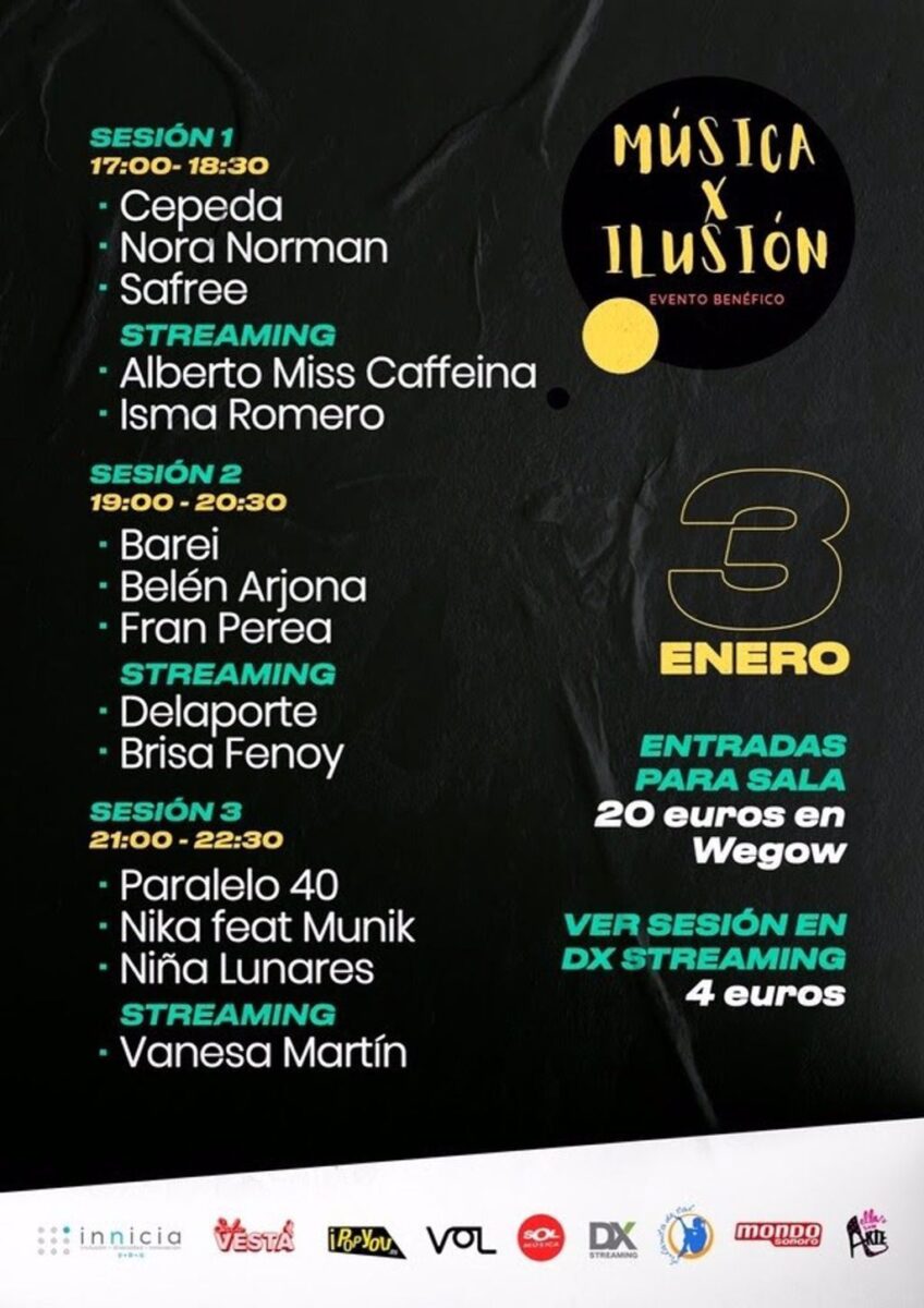 Cartel del evento 'Música X Ilusión"