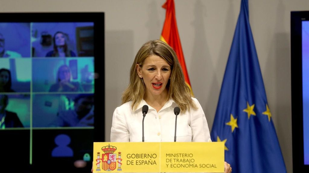 La ministra de Trabajo y Economía Socia, Yolanda Díaz