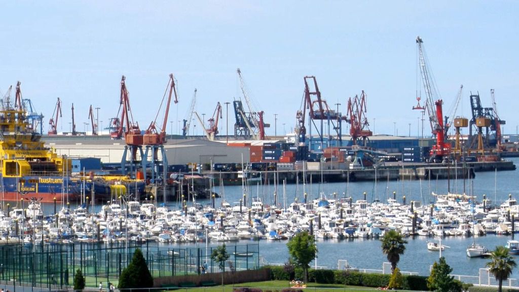 Instalaciones portuarias del puerto de Bilbao