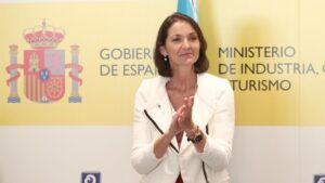 La ministra de Industria, Comercio y Turismo, Reyes Maroto.