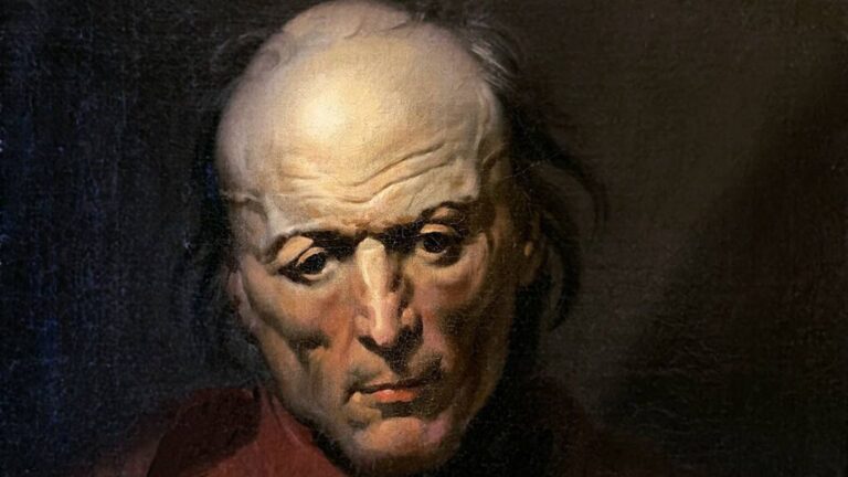El cuadro El hombre melancólico, de Théodore Géricault